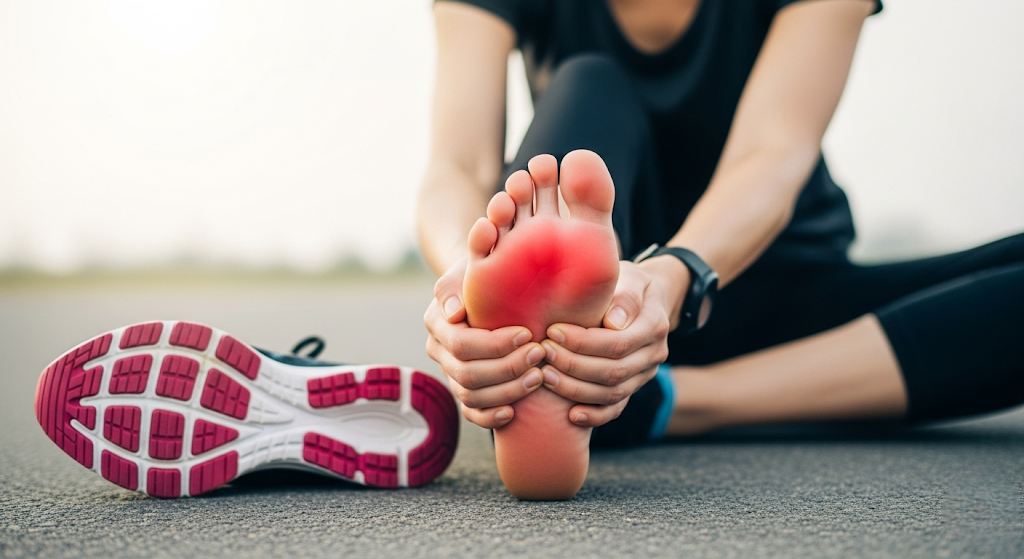 Atleta Corredora que sofre com fascite plantar - Fascite plantar tem tratamento consulte o Medico especialista em Acupuntura Dr. Carlos Silveira - Porto Alegre e volte a correr sem dor